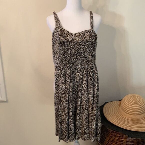 NWT Old Navy size XS leopard print spaghetti strap elastic back sundress - Picture 5 of 14